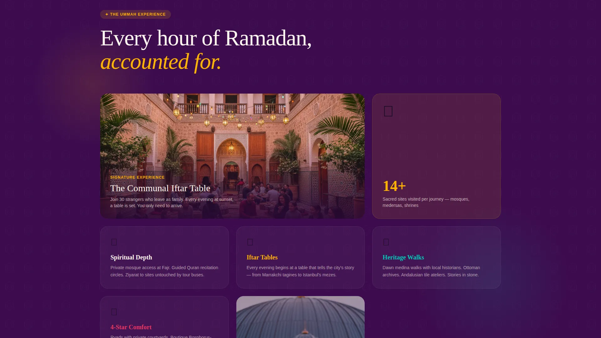 Travel Landing Page Template | Playful Geometric Design