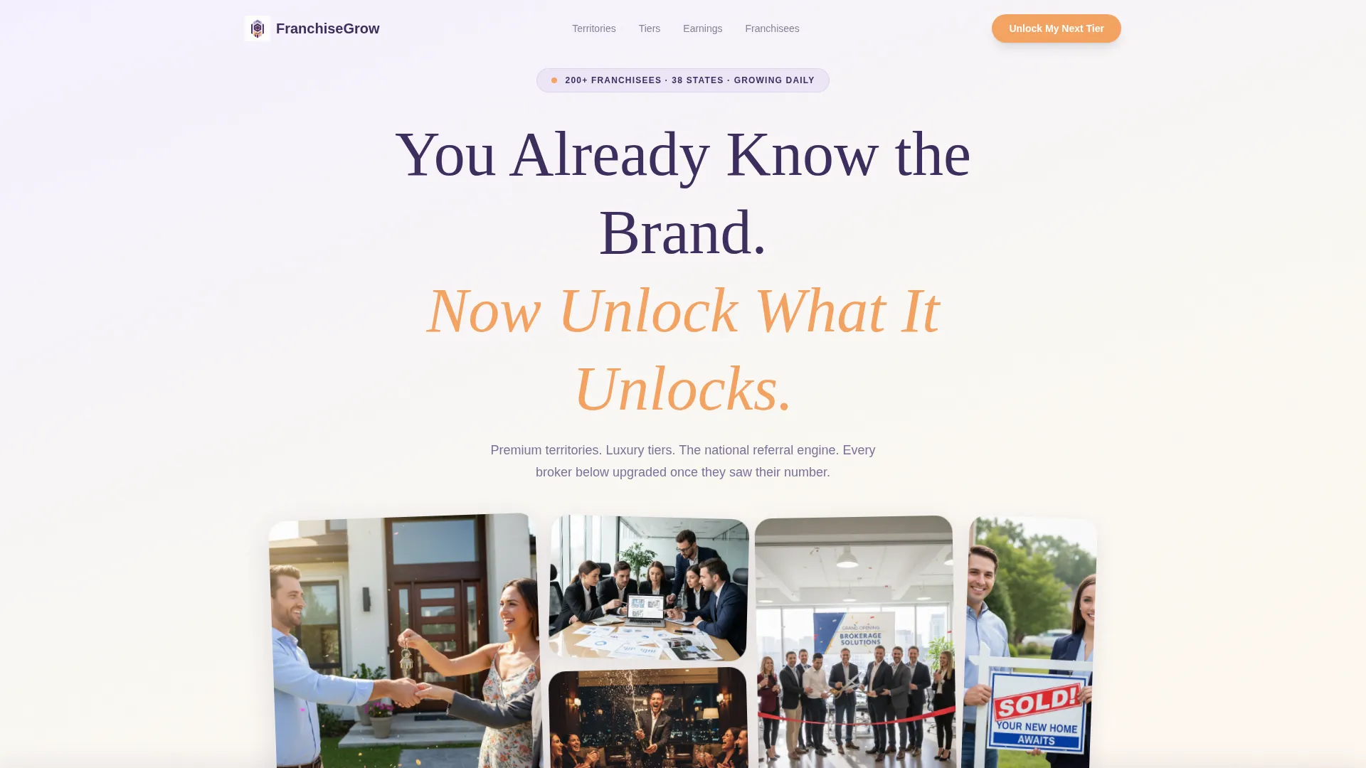 Playful Realty Franchise Landing Page Template