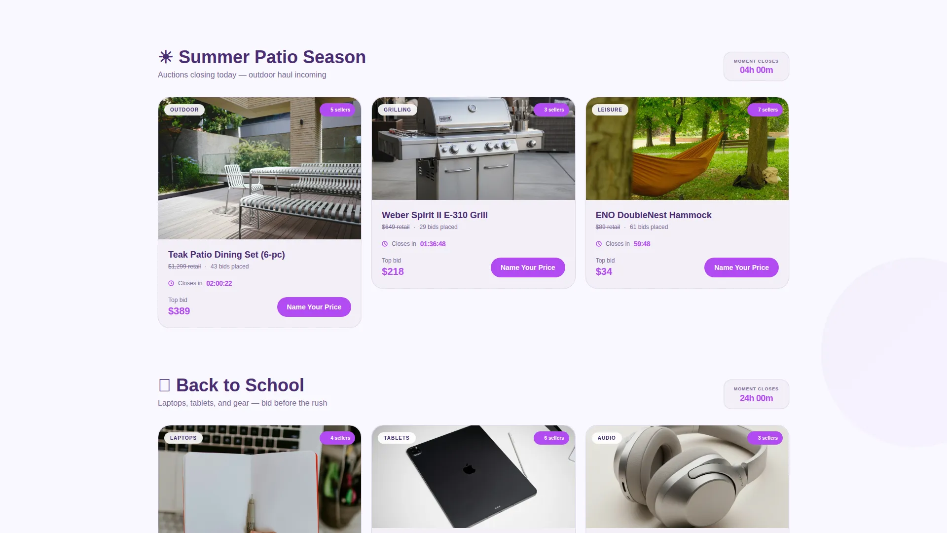 Expert Auction Platforms & Types Professional Website Template