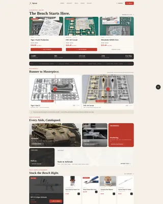 Hobby & Passion Supplies Professional Website Template