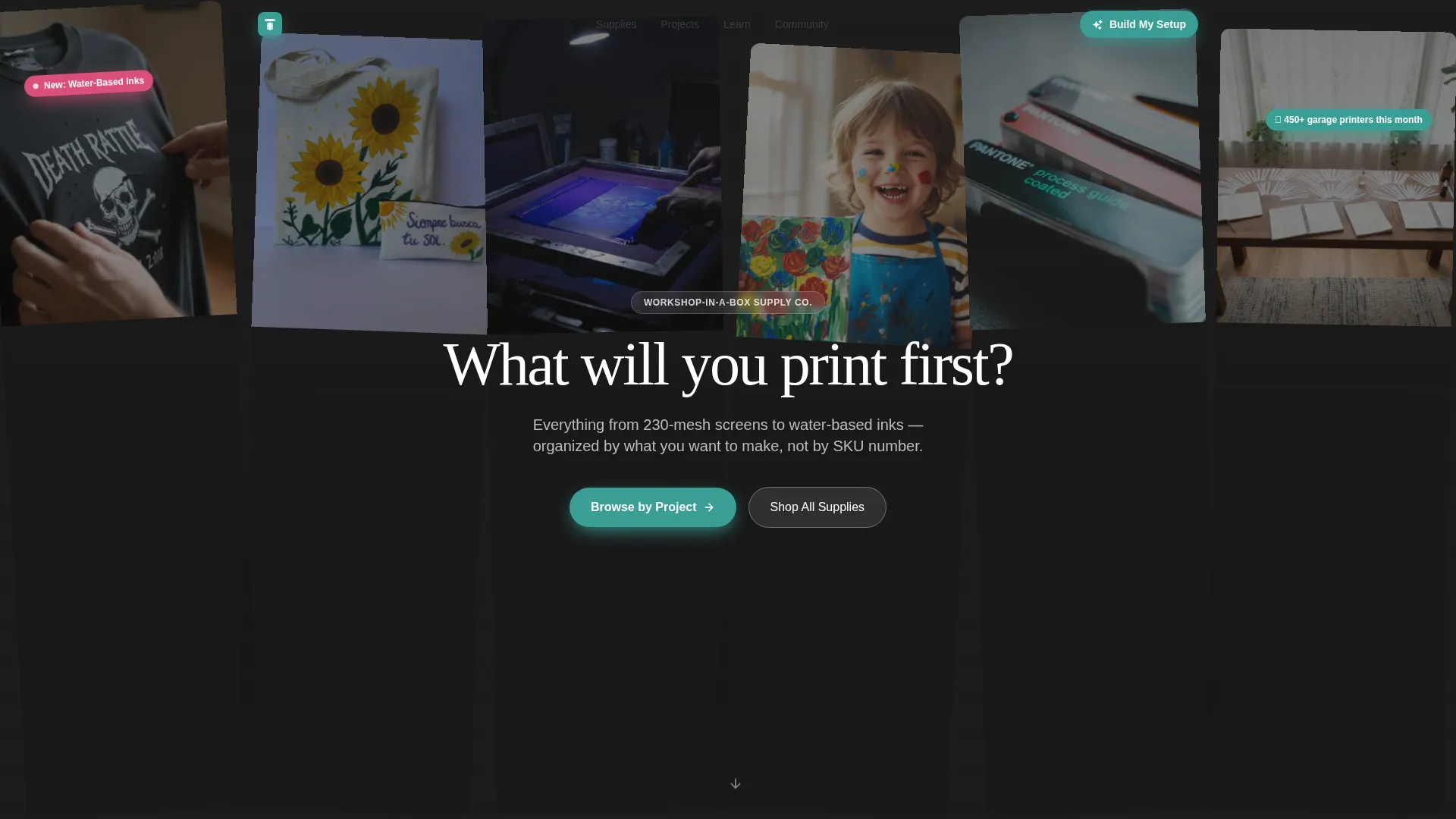 Hobby & Passion Supplies Professional Website Template