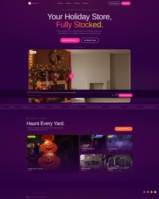 Seasonal Decorations Dropshipping Landing Page
