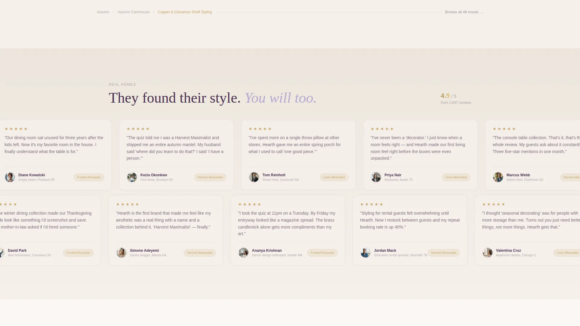 Specialist Home Décor & Lifestyle Professional Website Template