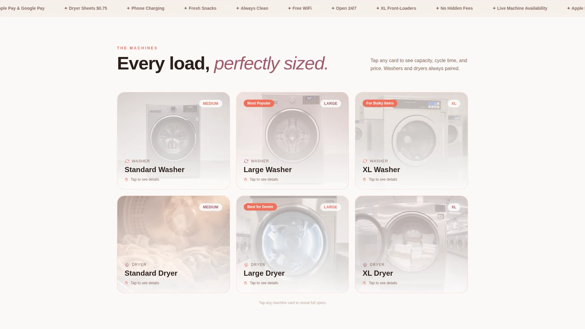 Vibrant Laundromat Landing Page Template