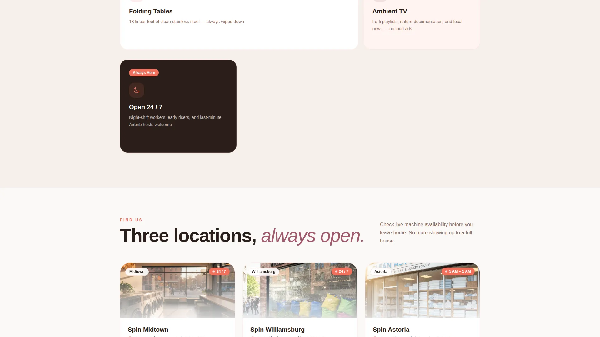 Vibrant Laundromat Landing Page Template