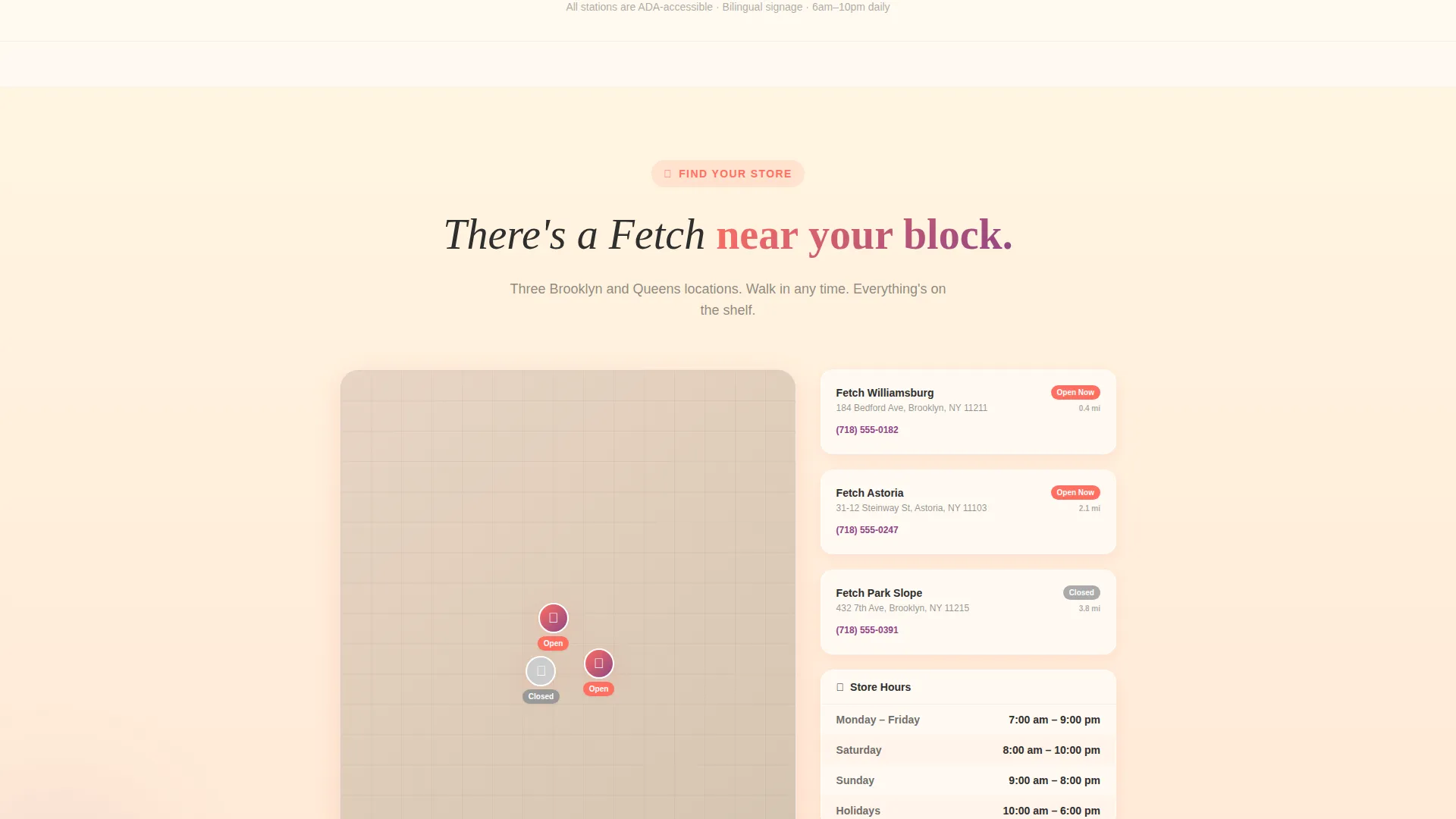 Vibrant Self-Service Pet Shop Landing Page Template