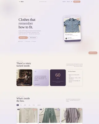 Senior Fashion Landing Page Template | Elegant & Shoppable