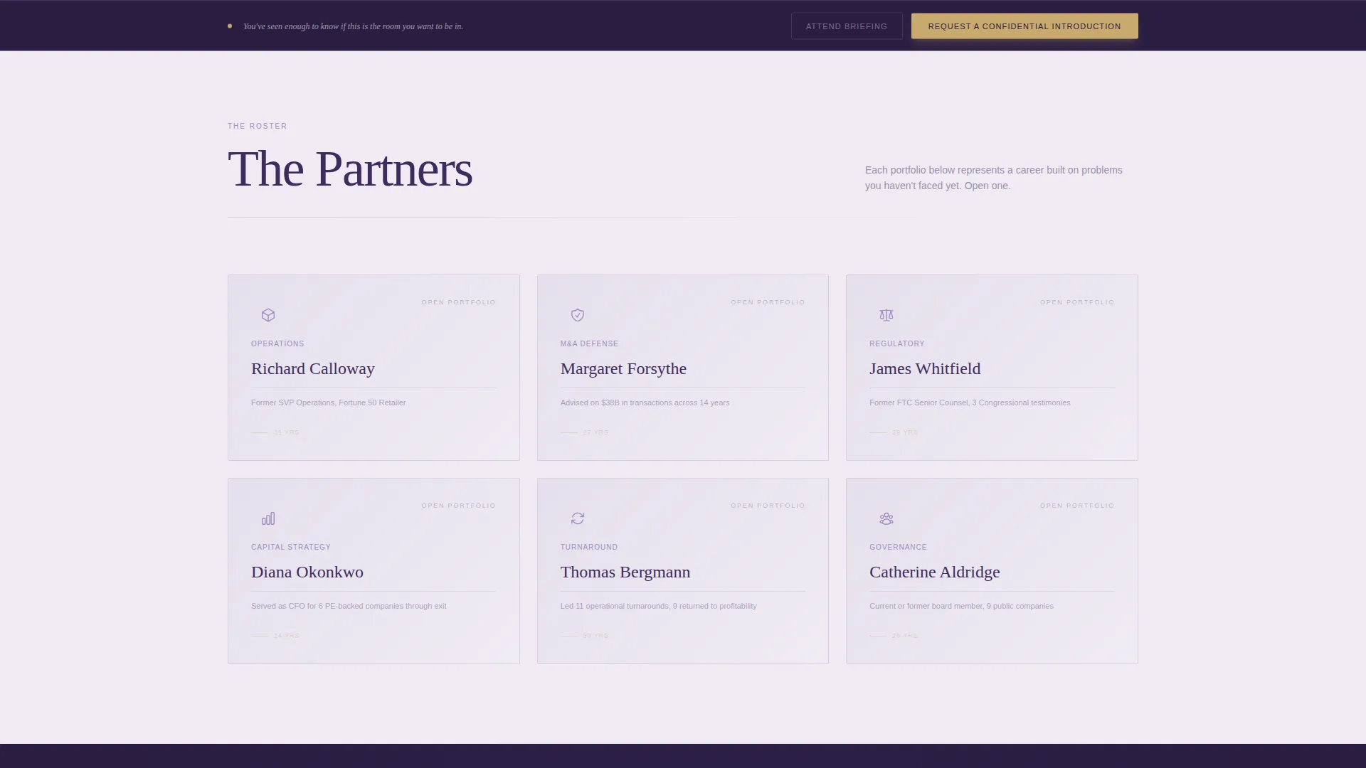 Elite Consulting Firm Landing Page Template