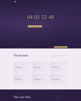 Elite Consulting Firm Landing Page Template