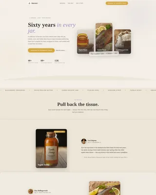 Artisan Farmstead Landing Page Template