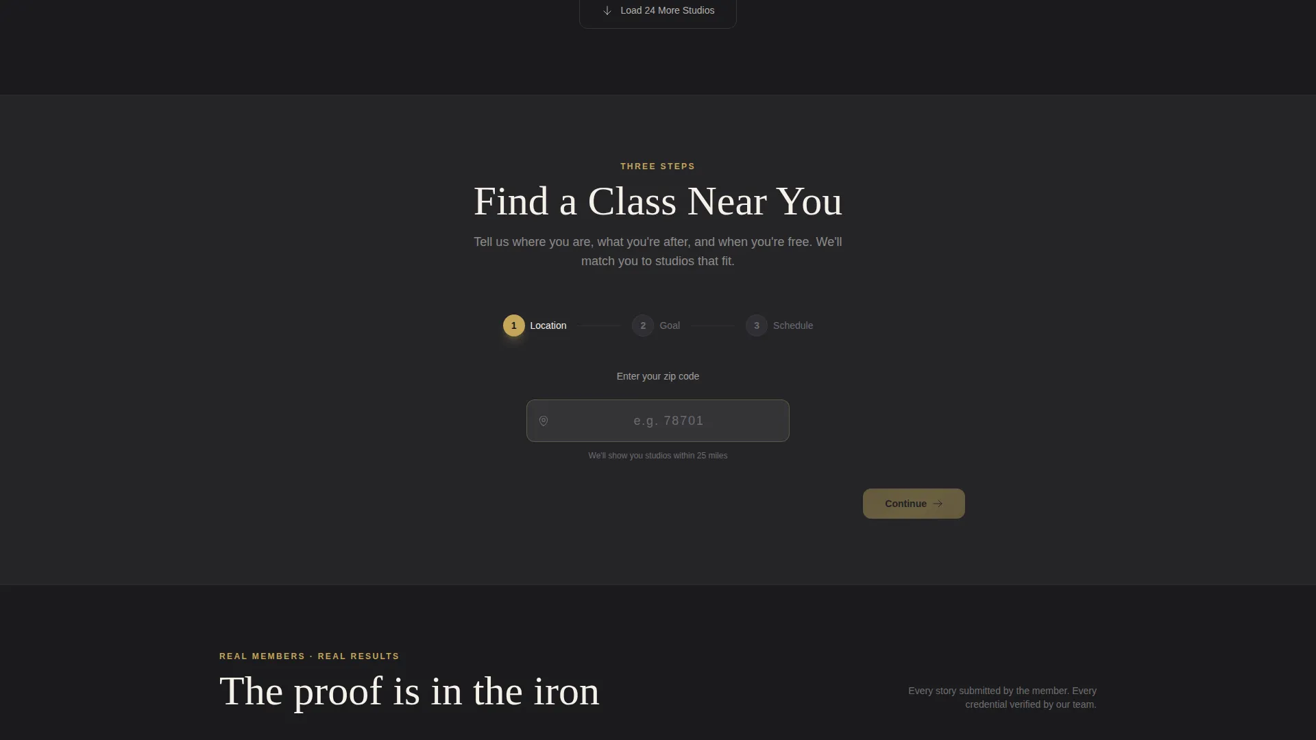 Senior Fitness Studio Marketplace Landing Page Template