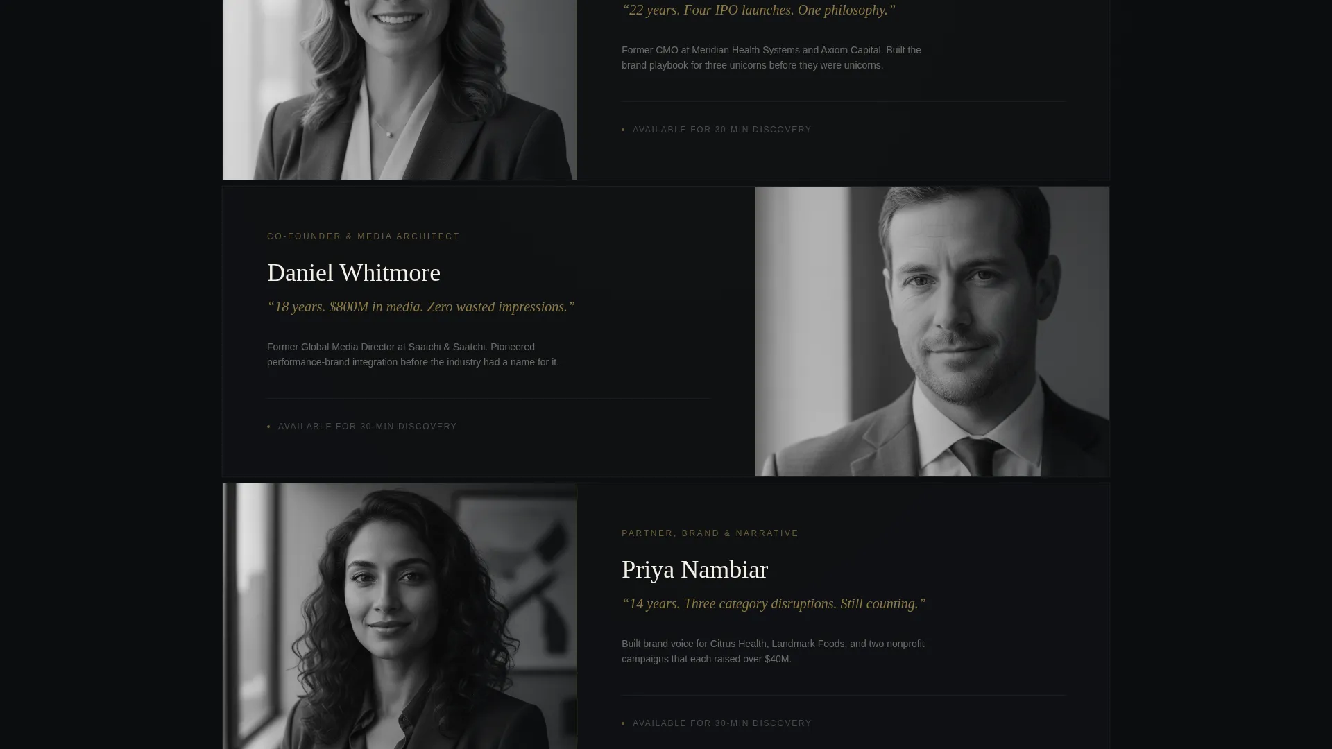 Elite Senior Agency Landing Page Template