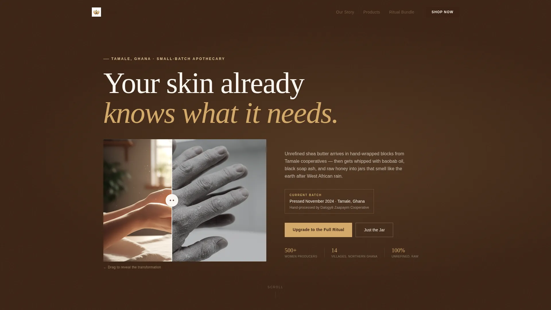 Artisan Apothecary Landing Page Template