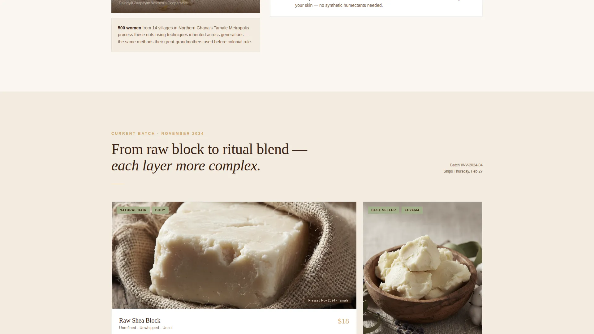 Artisan Apothecary Landing Page Template