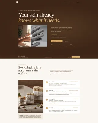 Artisan Apothecary Landing Page Template