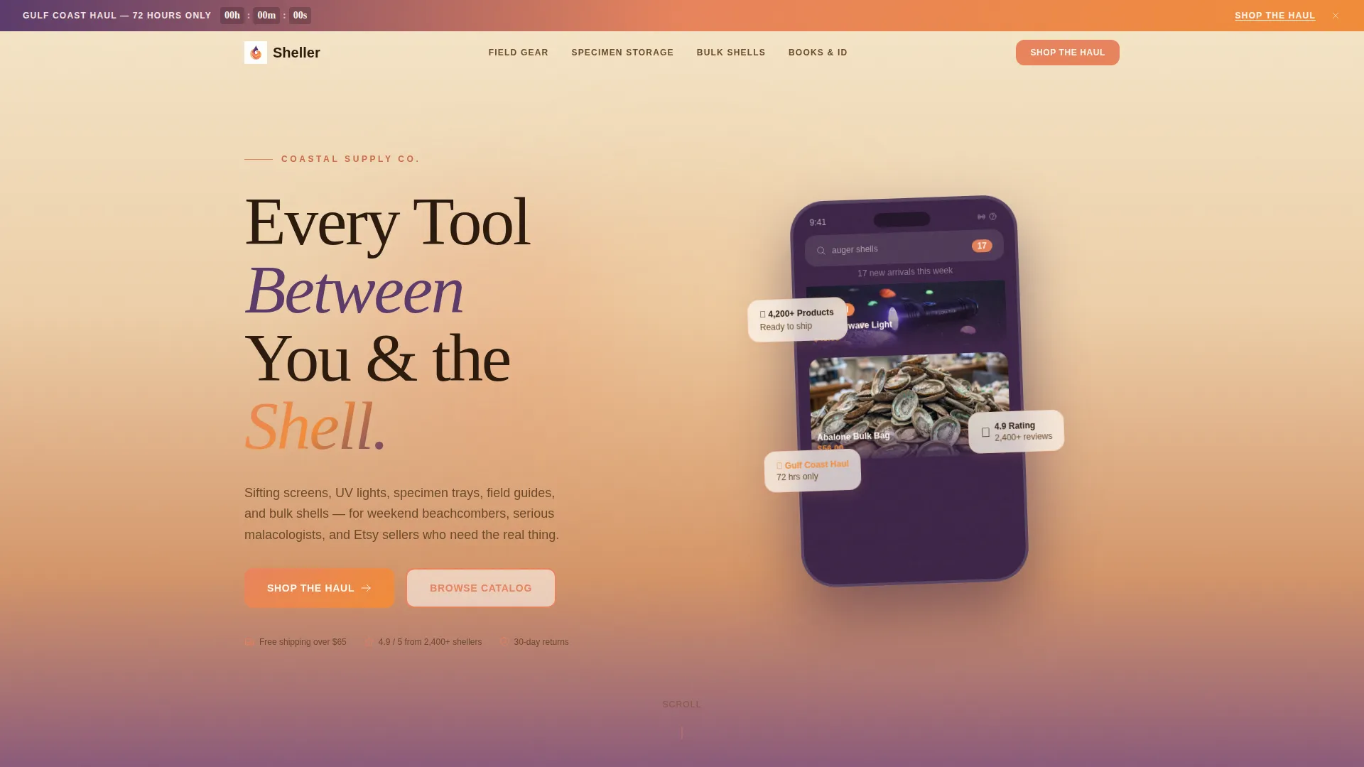 Hobby & Passion Supplies Pre-Launch & Coming Soon Website Template