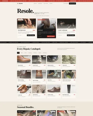 Local Brick & Mortar Business Appointment Booking Website Template