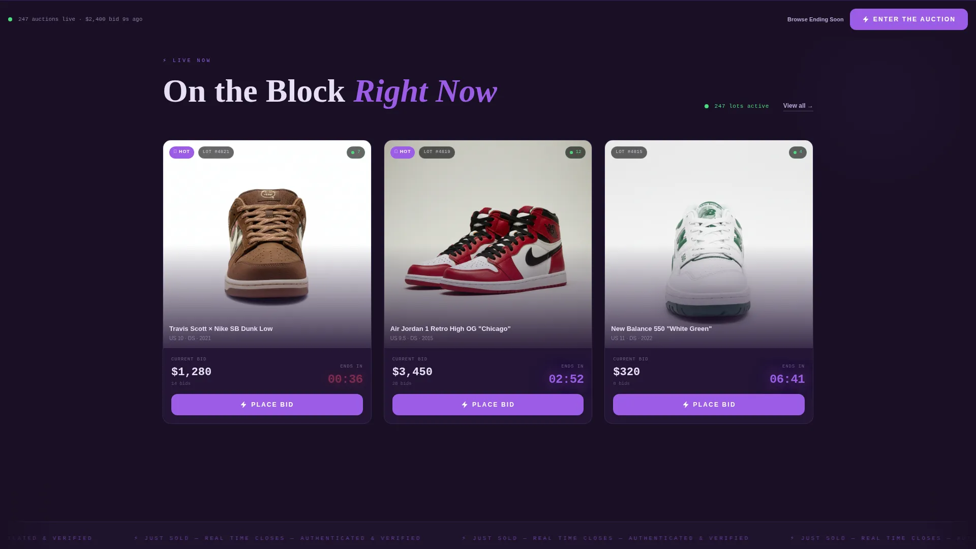 Certified Auction Platforms & Types Pre-Launch & Coming Soon Website Template