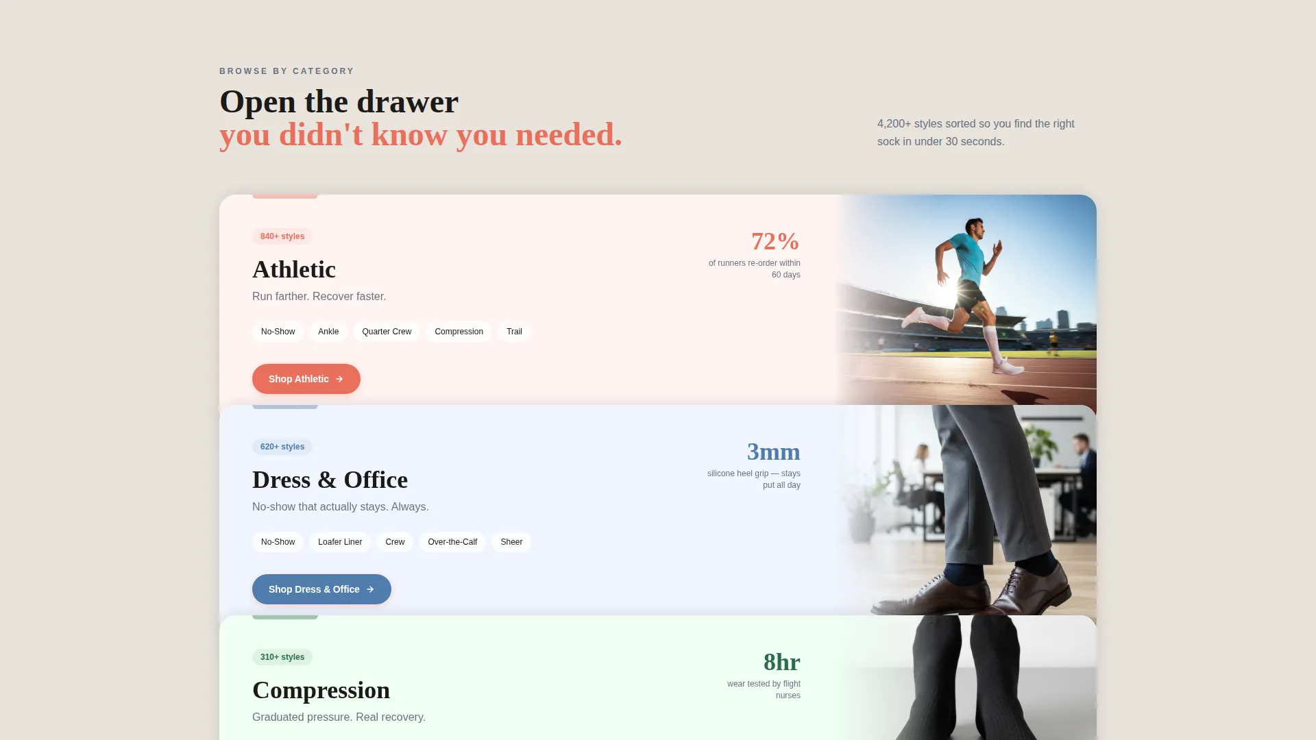 Socks & Hosiery Dropshipping Landing Page Template