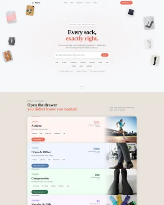 Socks & Hosiery Dropshipping Landing Page Template