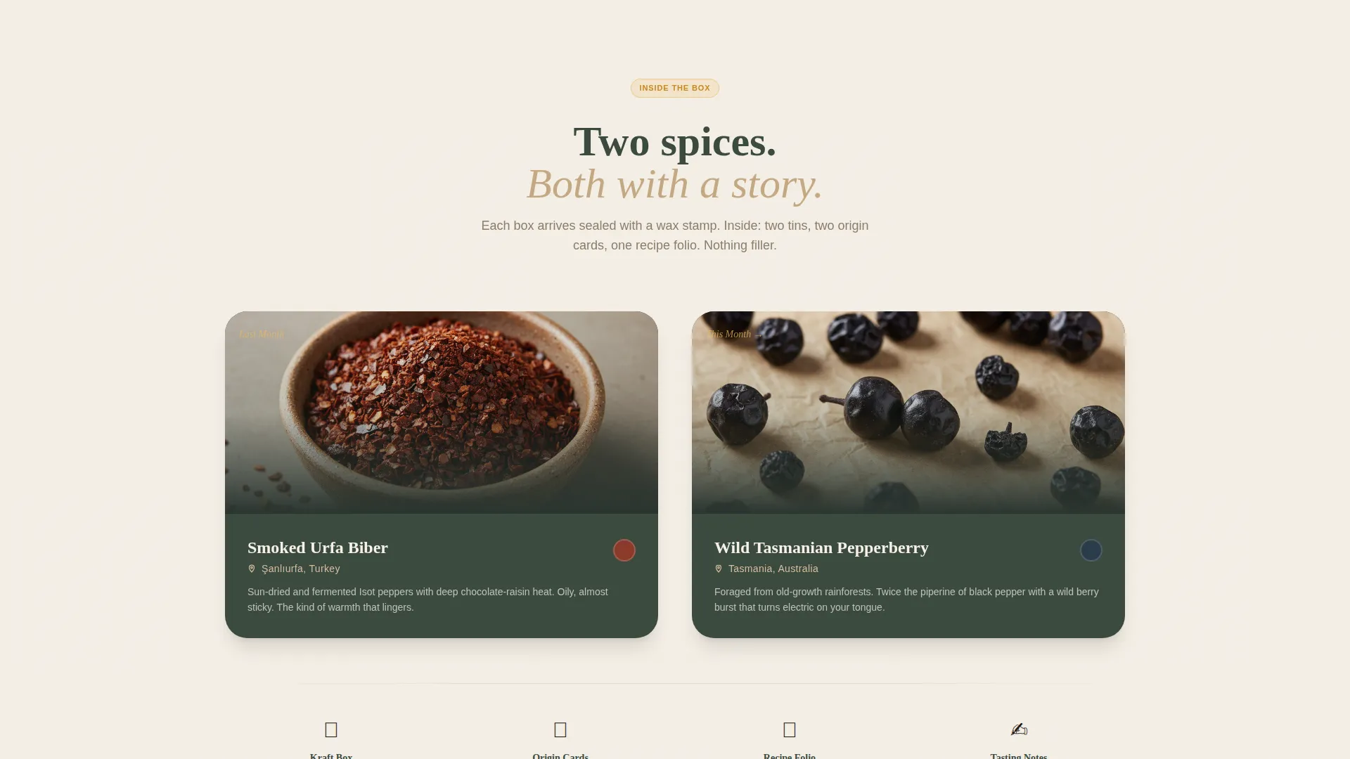 Subscription Box Services Pre-Launch & Coming Soon Website Template