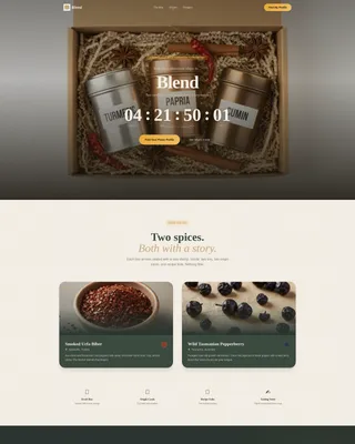 Subscription Box Services Pre-Launch & Coming Soon Website Template