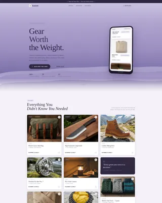 Premium Outdoor Masonry Landing Page Template