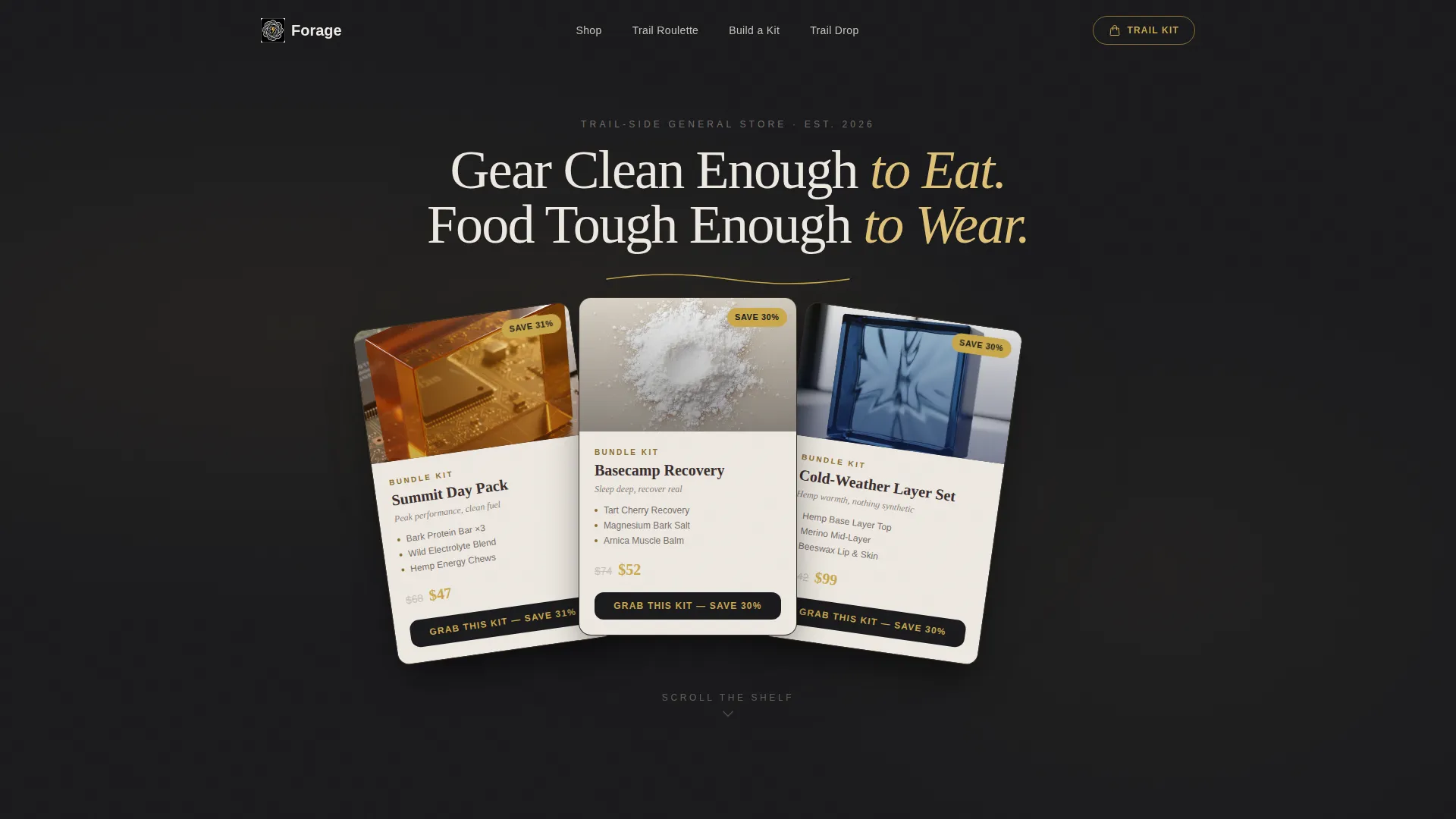 Rugged Outdoor Landing Page Template