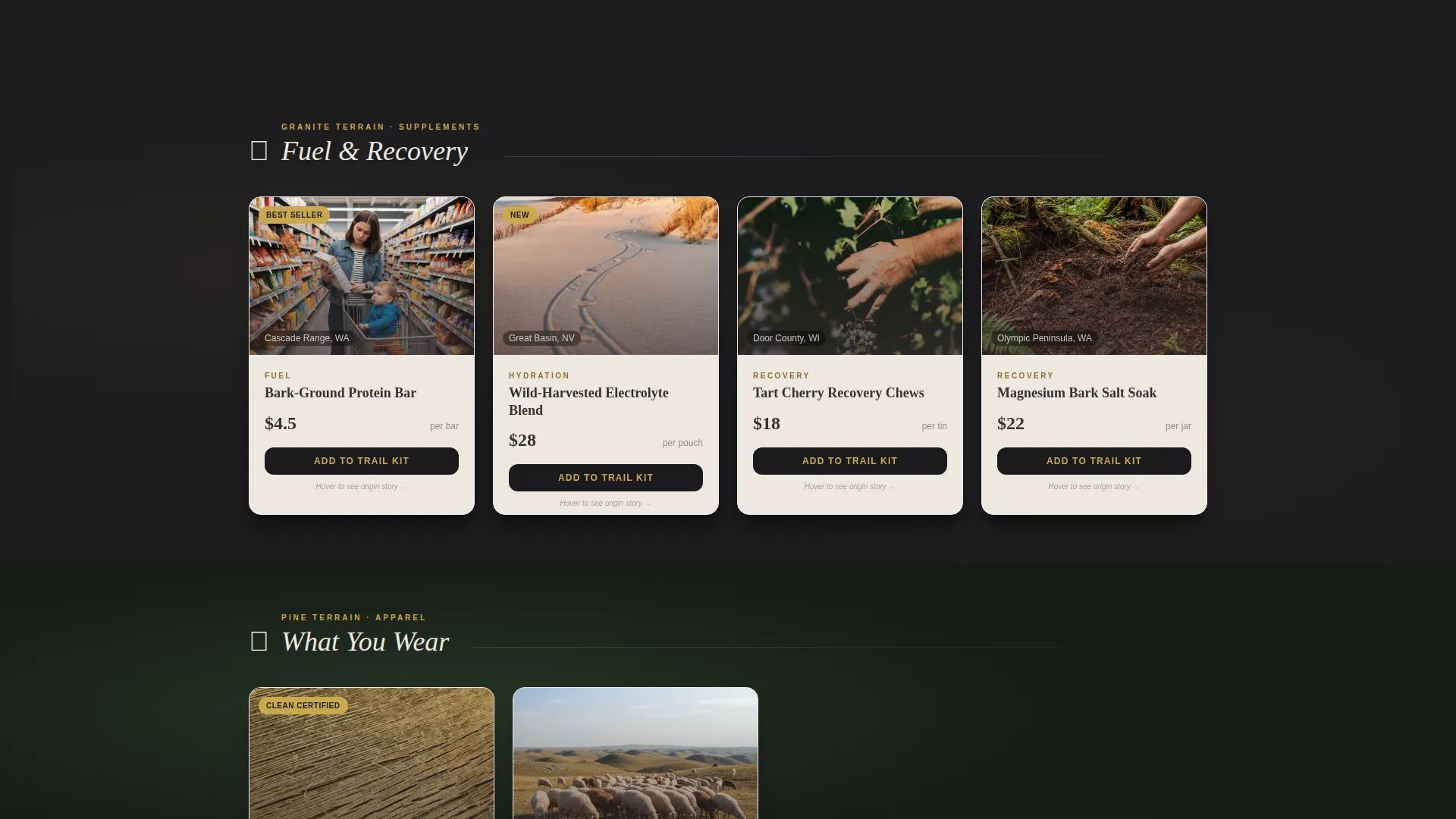 Rugged Outdoor Landing Page Template