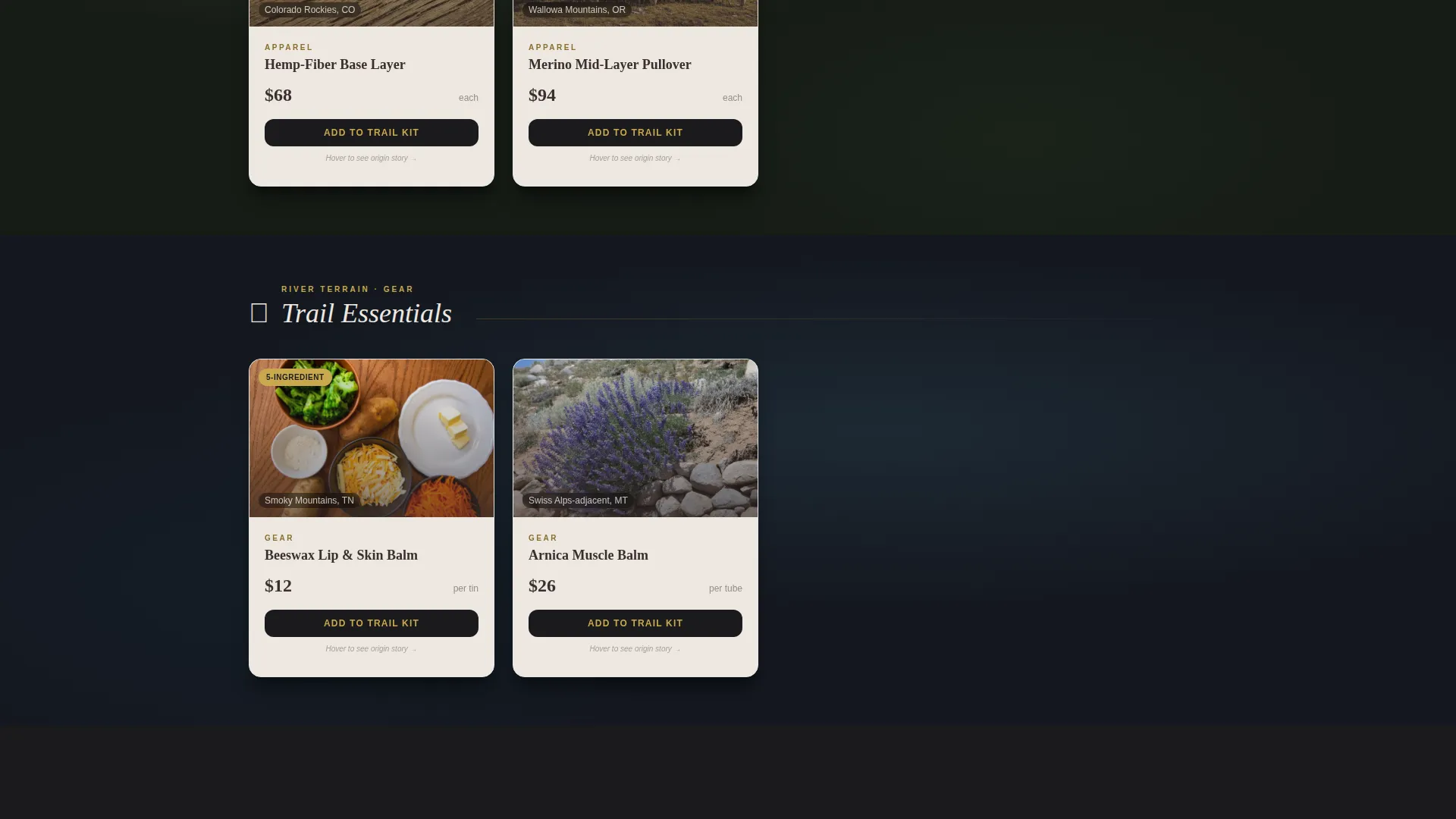 Rugged Outdoor Landing Page Template