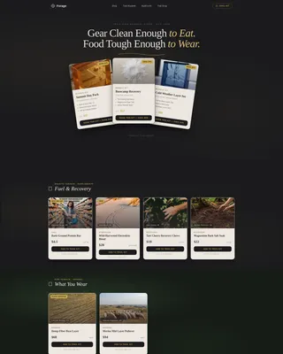 Rugged Outdoor Landing Page Template