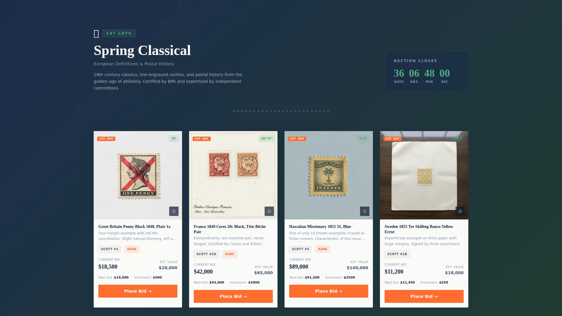 Auction Platforms & Types Pre-Launch & Coming Soon Website Template