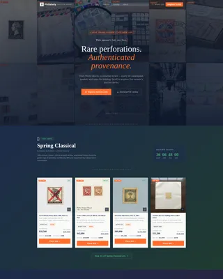 Auction Platforms & Types Pre-Launch & Coming Soon Website Template