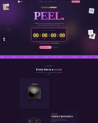 Subscription Box Services Pre-Launch & Coming Soon Website Template