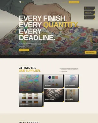 Wholesale Stickers & Decals Landing Page Template