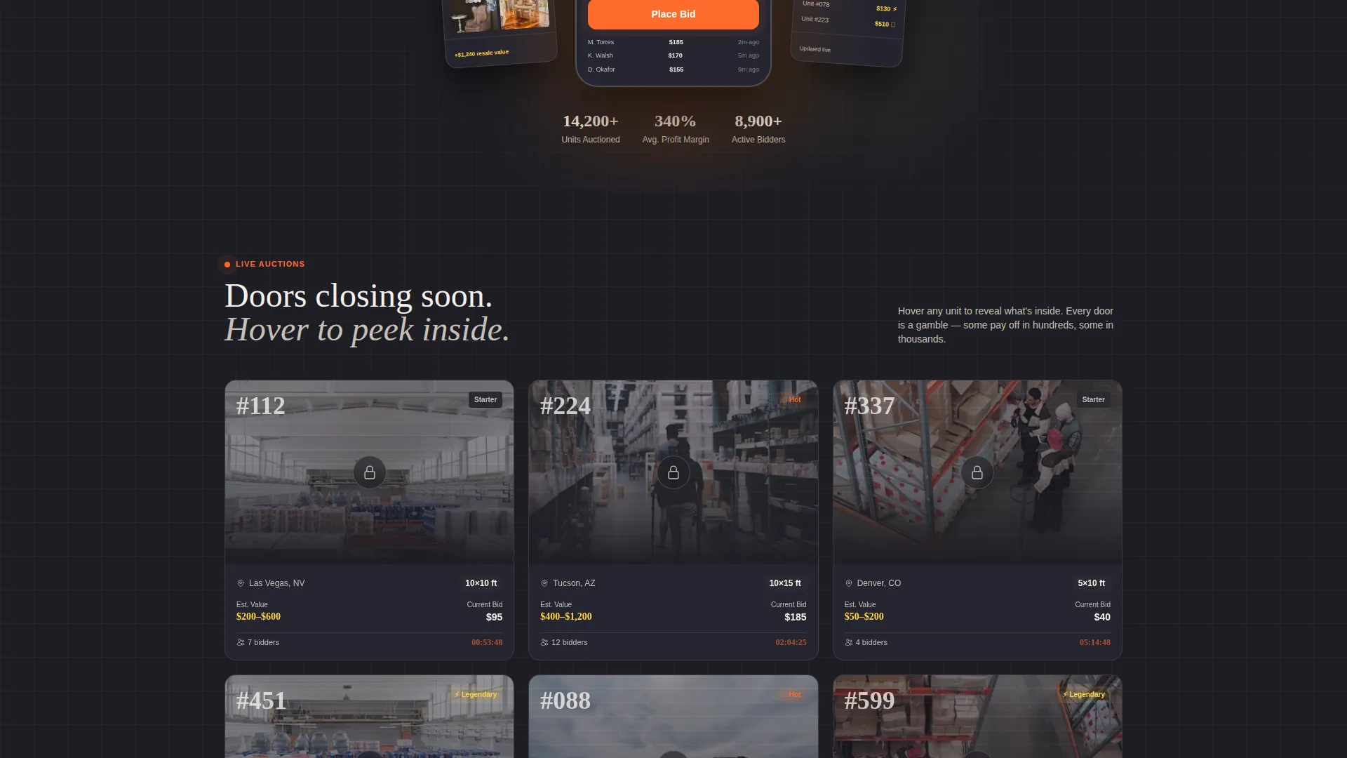 Advanced Auction Platforms & Types Professional Website Template