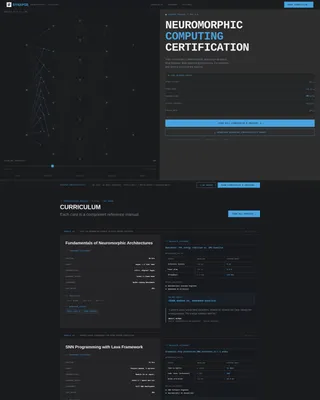 Neuromorphic Computing Technology Professional Website Template