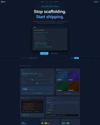 Powerful Next.js | Free Website Template | Rocket