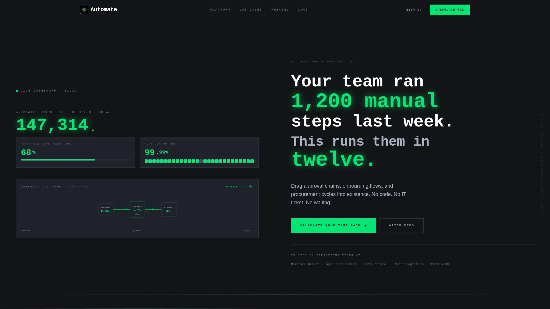 No-Code Enterprise Software Cost Calculator Website Template