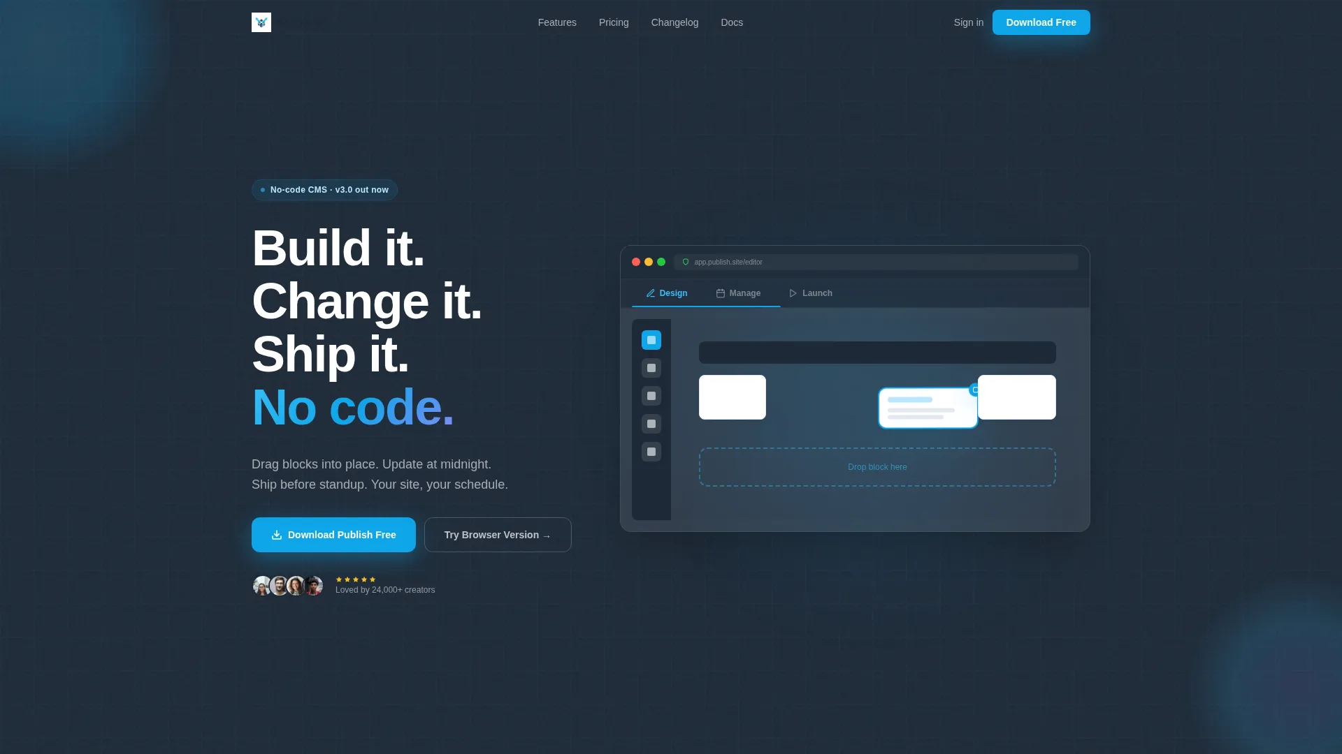 No-Code Enterprise Software Complete Professional Website Template