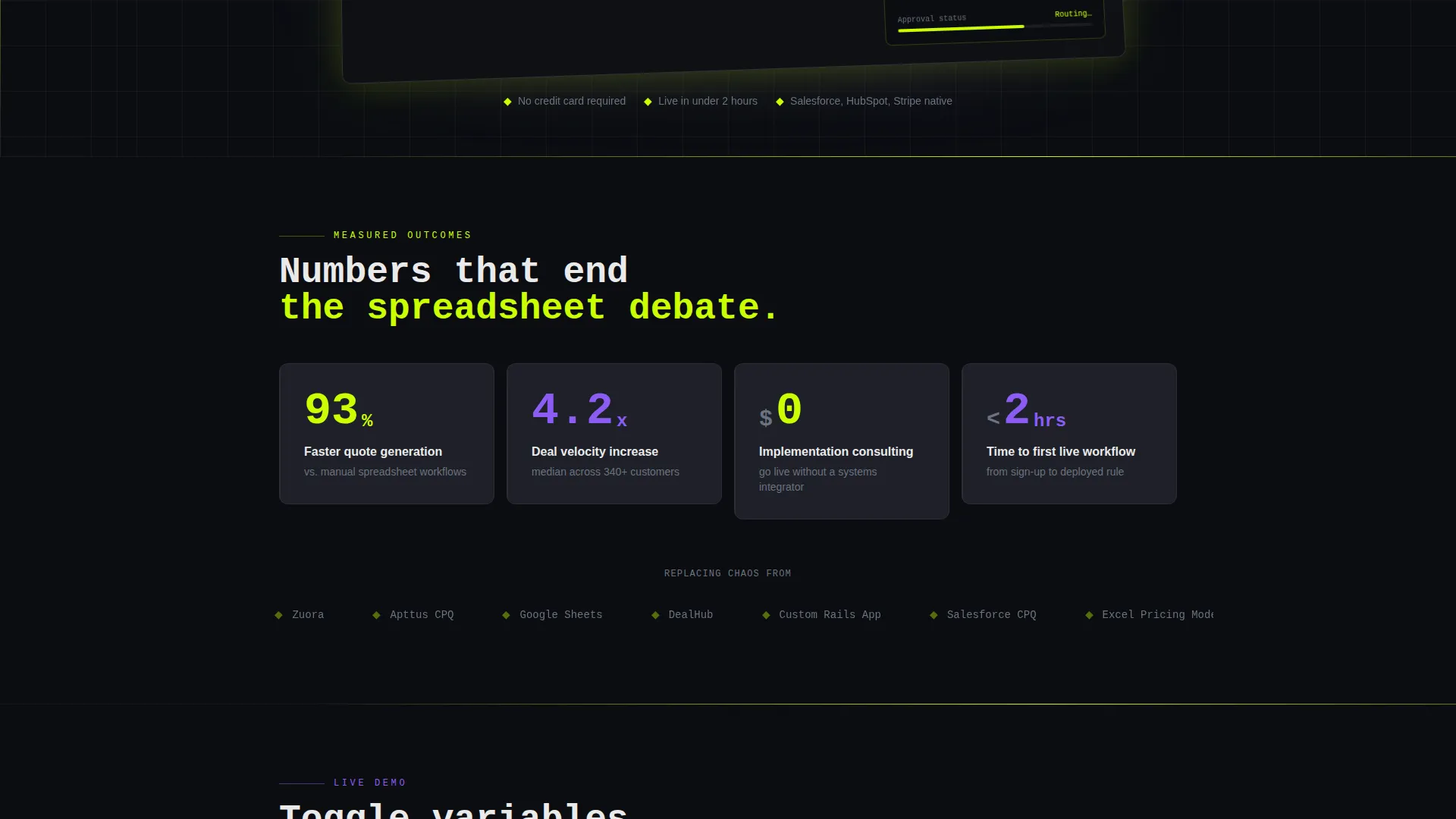No-Code Enterprise Software Pricing Website Template