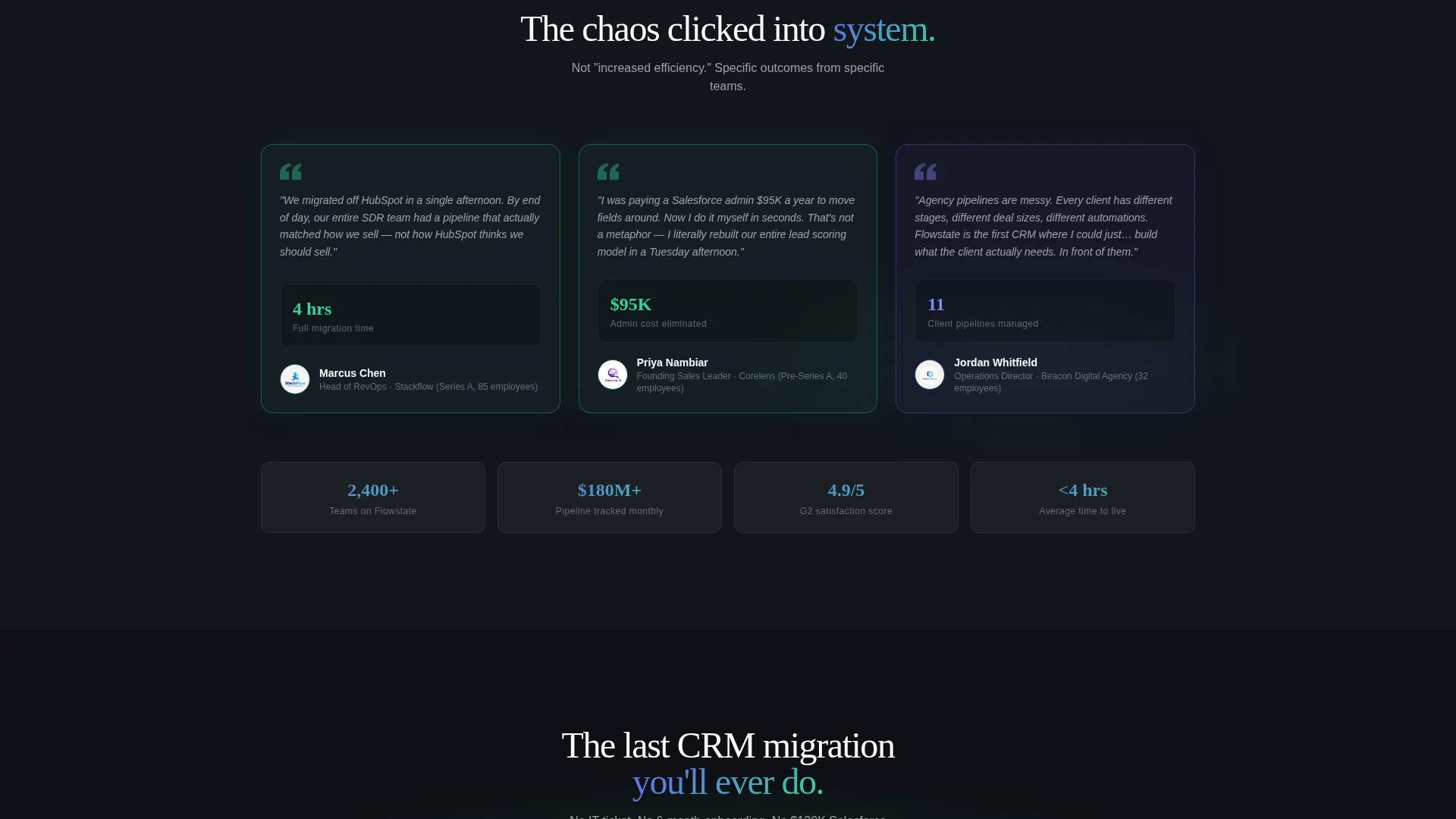 No-Code Enterprise Software Specialist Cost Calculator Website Template