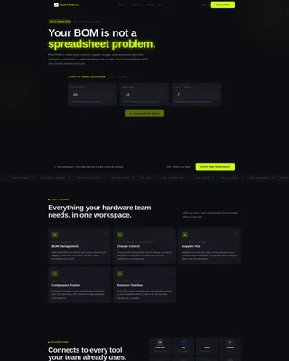 No-Code Enterprise Software Advanced Cost Calculator Website Template