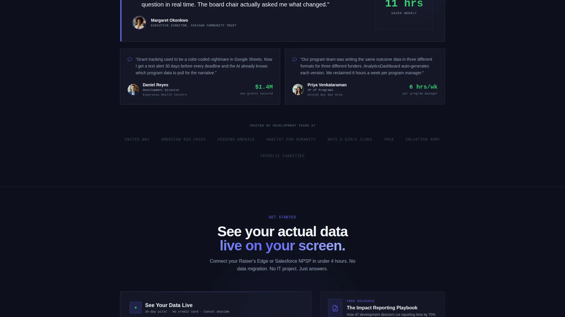 AI for Nonprofit Specialist Directory Website Template
