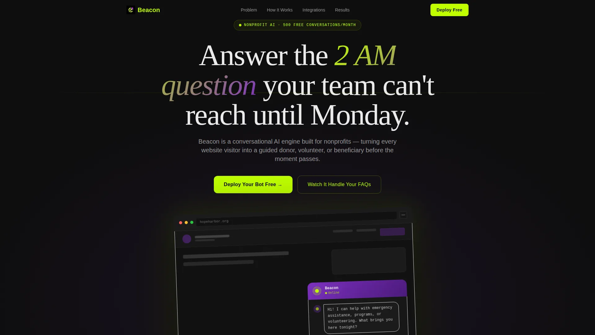 AI for Nonprofit Professional Website Template