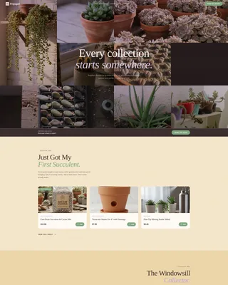 Hobby & Passion Supplies Professional Website Template
