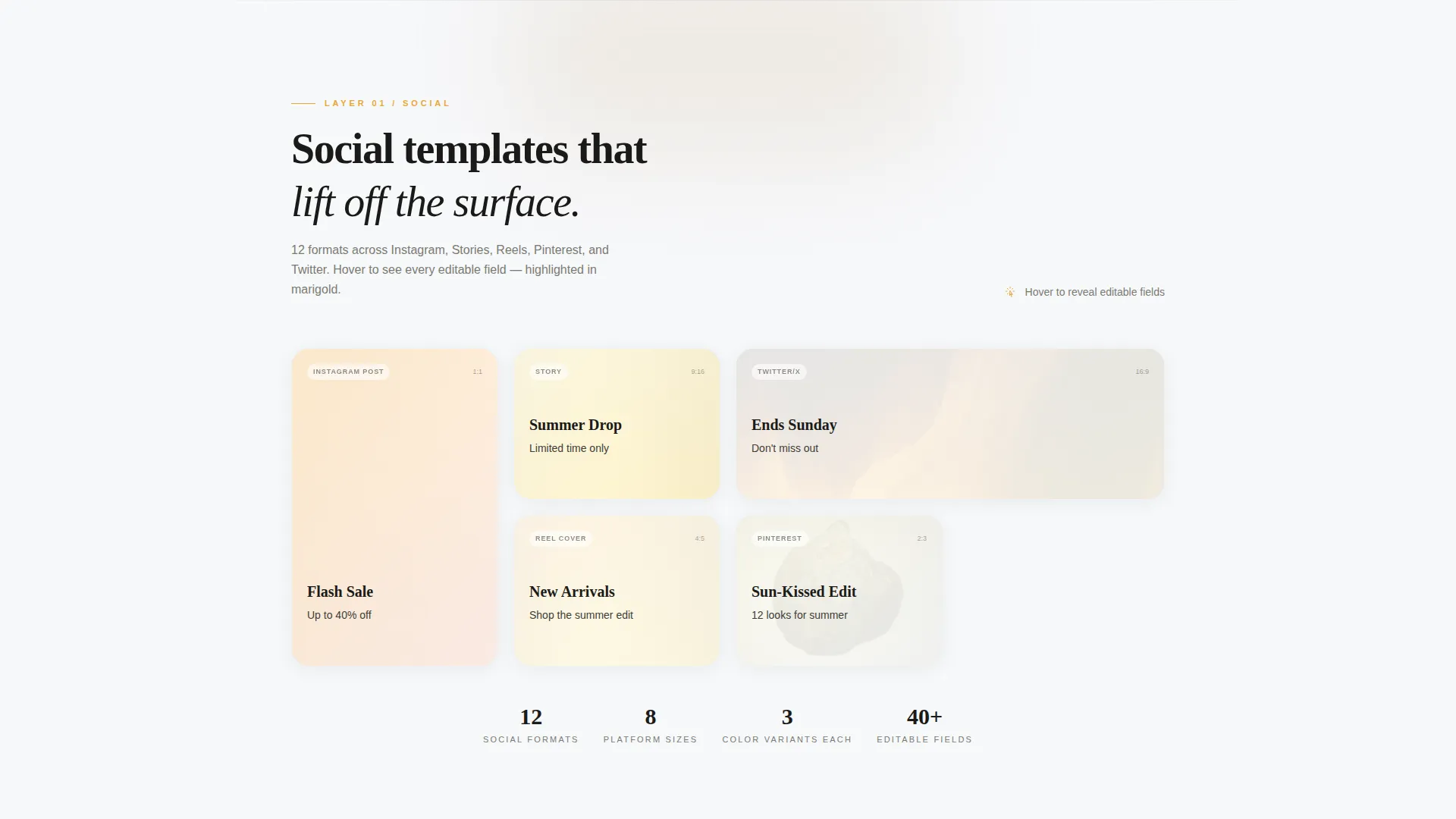 Summer Season eCommerce Campaign Landing Page Template