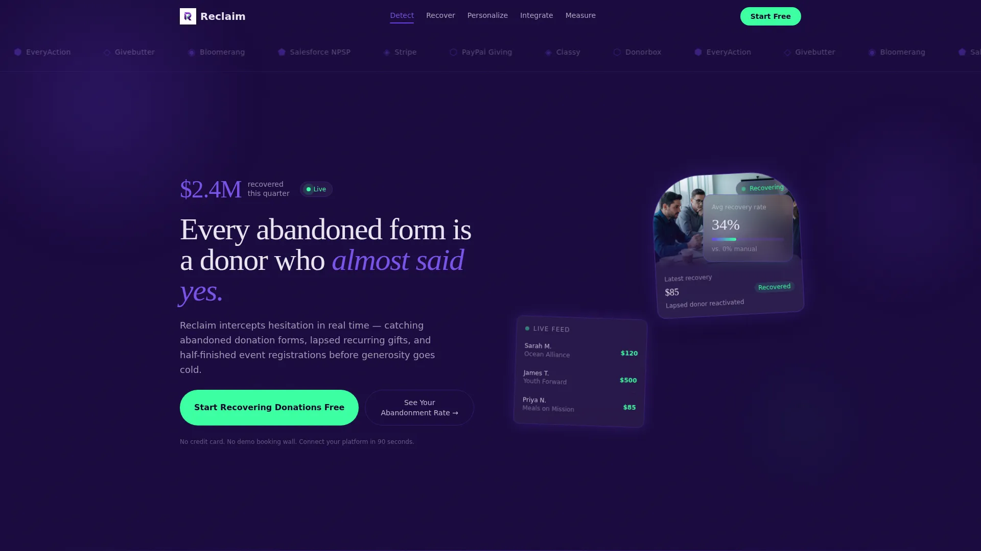 Nonprofit Email Marketing Directory Website Template
