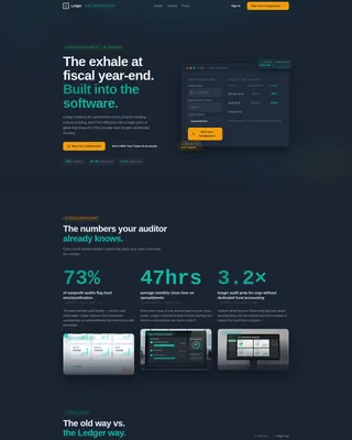 Nonprofit Software Cost Calculator Website Template
