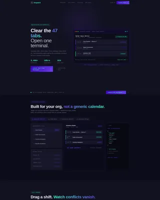 Nonprofit Software Booking Website Template